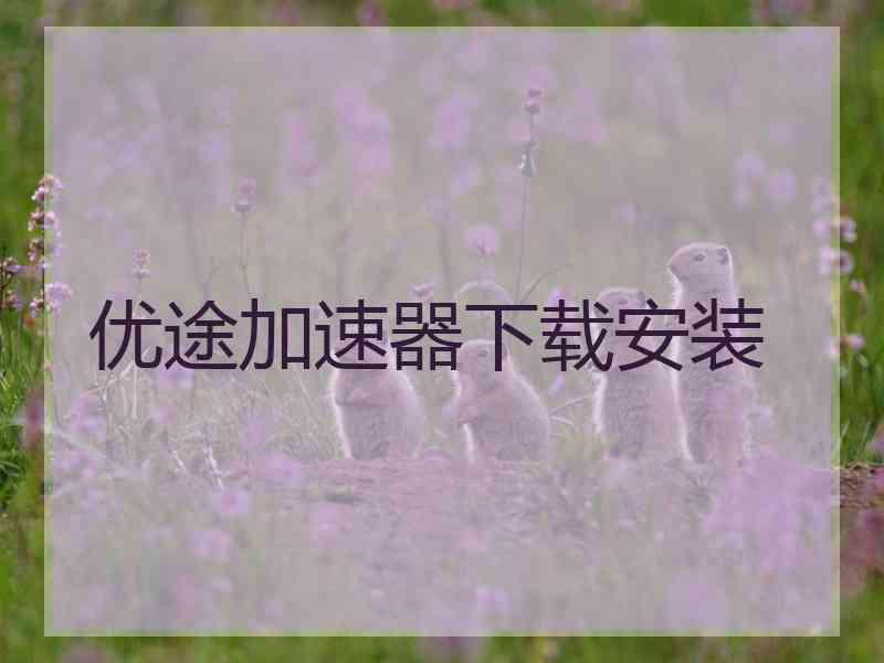 优途加速器下载安装