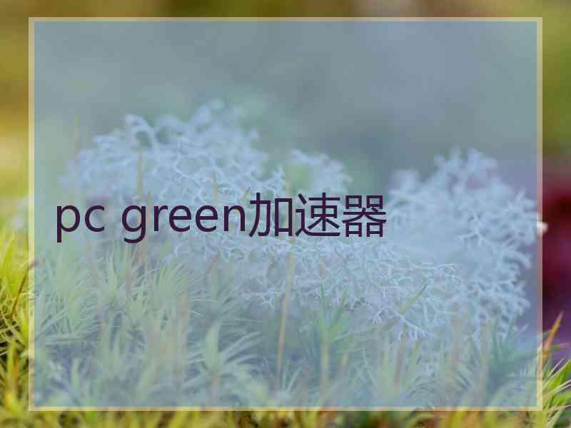 pc green加速器